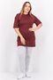 Women Sportswear Fit Short Sleeve Training Top, Brown - 4