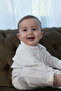 Organic Cotton Baby Collared Shirt Body Ecru - 3