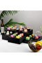 3 Pack Acrylic Display Boxes Cube Riser, Food Display Stands for Party Buffet Risers - 5