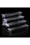 4 Tiered Perfume Organiser Acrylic Risers, Clear Acrylic Display Stand
