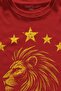 Lion Yellow Red Champion Five Star Printed T-Shirt Unisex Red T-Shirt 5 Stars - 2