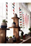 Fixed Pleat 150x60cm white Four color branch Embroidered Semi Sheer Curtain Kitchen Tiers Half Windo - 4