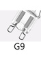 25W G9 220V 60W 25W 40W pin halogen bulb G9 high-voltage plug-in crystal bulb small bulb halogen tun - 3