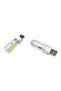 مصباح تخييم LED صغير أبيض دافئ 5 فولت ضوء ليلي LED خيط USB إضاءة محمولة مصباح USB للشحن - 4