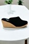 Women's Closed Toe Espadrille – Wedge Heel & Linen Slippers Model - 6
