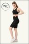Women's Black High Waist Recovery Biker Shorts Short Sports Tights Lycra Diver Biker Tights 1043 - 7