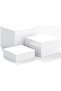 Acrylic Cube Display Nesting Risers with Hollow Bottoms 3PCS