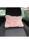 Soft Plush Orthopedic Car Travel Neck Pillow 2-Pack Powder Pink - 4
