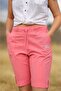 Women's Pink Embroidered Shorts