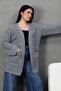 V-Neck Long Loose Sleeves Hollowed Openwork Pockets Loose Relaxed Fit Knitwear Spring Summer Cardigan - 7