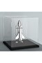 Clear Self-Assembly Acrylic Display Case with Black Base (11x11x11 inch) - 6