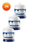 Care Moisturizing Hand, Face and Body Cream with Glycerin and Almond Milk 400 ml. Triple Set - 2