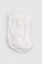 Organic Cotton Muslin Ecru Baby Sleeveless Bodysuit - 3