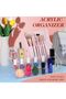 Acrylic Display Holder Nail Polish Organizer, Display Stand Tray Case (12.2 x 5.23 x 4.33 Inch) - 4