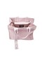Patterned Top Handle Tote Bag With Strap Pink - 4