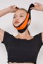 Face Corset Chin Double Chin Retractor Jaw Neck Band Breathable Orange Face Lift Belt - 4