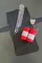 Canvas Bag Red Knitting Kit 45X22Cm - Polyester Macrame No.3 Plastic Canvas Bag Kit