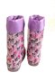 Girl's Kuromi Printed Plush Inside Waterproof Rain Boots - 3