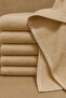 6 Pieces 70X140 cm Bath Towel Spa Towel Beige Hotel Collection - 3