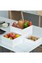 6PCS Acrylic Cube Nesting Table Risers Display Stand Set with Hollow Bottoms, 6''x7''x8'' - 6