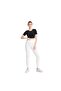 Women's Black 80% Modal 20% Elastane Short Sleeve Compression Sports Crop - Breathable and Stretchable Crop - 5