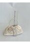 Cream Rose Pearl Portfolio Evening Dress Handbag - 8