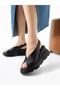 Monza Black High Sole Women's Sandals - 3