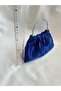 Satin Pleated Portfolio Evening Dress Handbag - 5