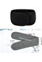 2 Pcs Makeup Shower Bath Wrap Sport Headband Terry Cloth Adjustable Black Gray - 2