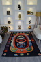 Nora Art Abstract Pattern Multicolor Woven Base Modern Decorative Carpet Noraart33 - 8