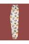 Short Sleeve Patterned Children's Pajama Set # Printedchildren's Pajamasuit # Crane Pattern Pajamas # Laundry Yard - 5