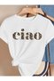 تيشيرت بتصميم مطبوع Ciao للجنسين