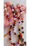 Infinity End Ocean Agate Square Knotted 108 Mala Necklace - 3