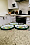 16 cm 3 Piece Enamel Plate, Coffee Plate for 3 People, Service Plate, Snack Plate, Gift - 5