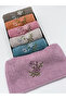 6-Piece 30X50 Kitchen Towel Set with 6-Piece Floral Embroidery Box - 2