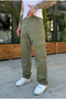Khaki Baggy Cargo Pants - 5