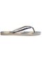 Slim Square Glitter Women's Beige Slippers 4149417 - 3