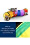 1 Piece Rainbow Pattern Long Cat Tunnel - Pet Play Tunnel - 4