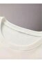 Women's White Leopard Ribbon Oversize Cotton Stylish T-Shirt - 5