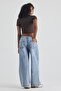 Women's Loose Fit Jeans Blue - 4