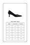 Women's Black Leather 5 cm Stiletto Special Design Heel V Model Stylish Daily Comfortable Massole New Season - 8