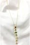 7 Stone Steel Necklace - 3