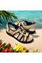 Inside and Outside Genuine Nubuck Leather Full Orthopedic Sandals - 2
