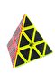 1 Pcs Pyramid Cube Carbon Fiber Cube 1Pcs Vip Pyramid Intelligence Cube Pyramid Speed Cube Triangle Cube - 2