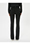 Flare Leg Sports Sweatpants High Waist Slim Fit - 4