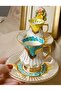 Arni Porcelain Hand Decorated Painting 2 Pieces Coffee Cup - 4