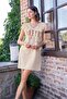 African Ethnic Printed Lace Trimmed'Africa Style' Nightgown - 2