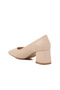 Beige Women's Heeled Shoes 312352 Z - 4