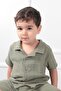 Boy's Muslin Collar Suit with Shorts - 4