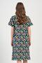 Women's Large Size Short Sleeve Zipper Home Dress C1T1N2O904 - 4